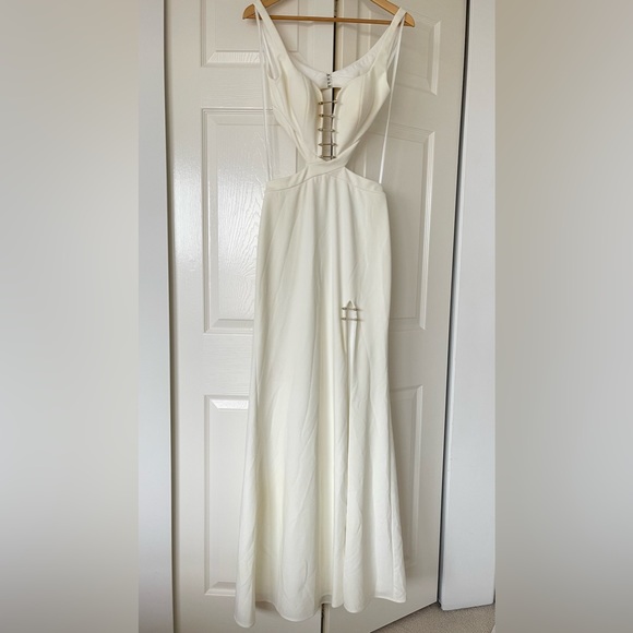 CUT OUT OPEN BACK PROM DRESS EVENING DRESS - Picture 2 of 12